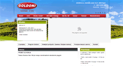 Desktop Screenshot of goldoni.si